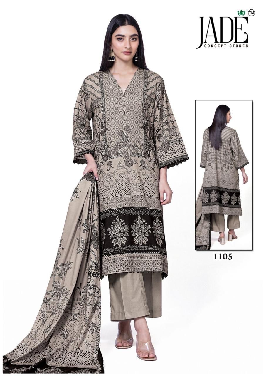 Jade Bin Saeed Vol 11 Heavy Cotton Luxury Dress Material Orders In India
